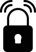 lock wireless vector illustration on a background.Premium quality symbols.vector icons for concept and graphic design.