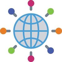 global network vector illustration on a background.Premium quality symbols.vector icons for concept and graphic design.