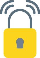 wireless lock vector illustration on a background.Premium quality symbols.vector icons for concept and graphic design.