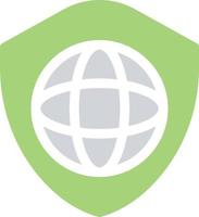 global shield vector illustration on a background.Premium quality symbols.vector icons for concept and graphic design.