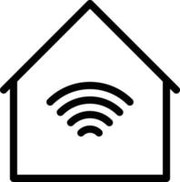 wireless house vector illustration on a background.Premium quality symbols.vector icons for concept and graphic design.