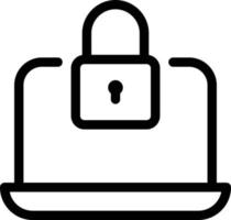 laptop lock vector illustration on a background.Premium quality symbols.vector icons for concept and graphic design.