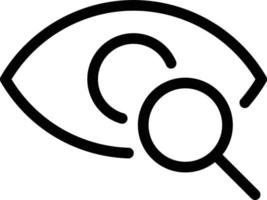 search eye vector illustration on a background.Premium quality symbols.vector icons for concept and graphic design.