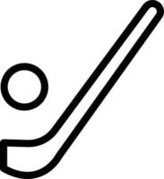 ilustración vectorial de hockey sobre un fondo. símbolos de calidad premium. iconos vectoriales para concepto y diseño gráfico. vector