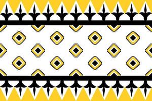 Design of a geometric ethnic seamless pattern for wallpaper, background, fabric, curtain, carpet, clothing, batik, and wrapping. vector