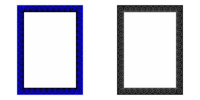 frames for photos, weddings, certificates vector