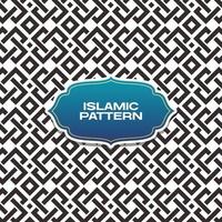 seamless islamic arabic geometric pattern vector art