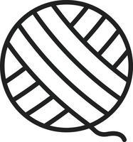 Yarn Line Icon vector