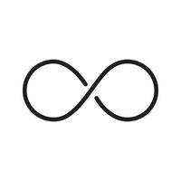 Infinity Line Icon vector