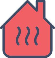 house steam vector illustration on a background.Premium quality symbols.vector icons for concept and graphic design.