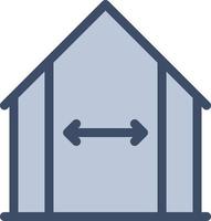 home vector illustration on a background.Premium quality symbols.vector icons for concept and graphic design.