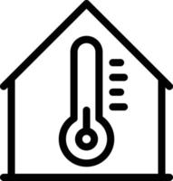 home temperature vector illustration on a background.Premium quality symbols.vector icons for concept and graphic design.