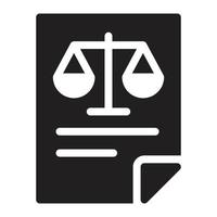 ilustración de vector de archivo legal en un fondo. símbolos de calidad premium. iconos vectoriales para concepto y diseño gráfico.