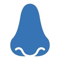 nose vector illustration on a background.Premium quality symbols.vector icons for concept and graphic design.