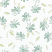 seamless nature pattern background with watercolour flower, greeting card or fabric vector
