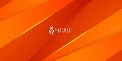 Abstract orange background with simple pattern. 3d look with shine. Eps10 vector