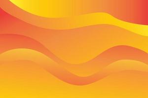 abstract orange wave background vector