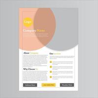 corporate Business flyer design template vector