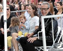 LOS ANGELES, JUN 14 - Charlie Ocean Goldblum, River Joe Goldblum, Jeff Goldblum, Emilie Livingston Goldblum at the ceremony honoring Jeff Goldblum with a Star on the Hollywood Walk of Fame on June 14, 2018 in Los Angeles, CA photo