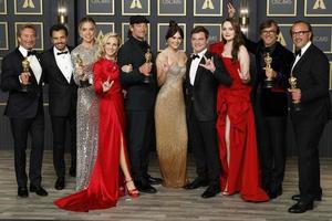 LOS ANGELES, MAR 27 - Coda Best Picture, Eugenio Derbez, Sian Heder, Marlee Matlin, Troy Kotsur, Emilia Jones, Daniel Durant, Amy Forsyth at the 94th Academy Awards at Dolby Theater on March 27, 2022 in Los Angeles, CA photo