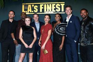 LOS ANGELES MAY 10 - Joshua Alba, Sophie Reynolds, Duane Martin, Zach Gilford, Jessica Alba, Gabrielle Union, Ryan McPartlin, Laz Alonso at the L A s Finest TV Show Premiere at the Sunset Tower Hotel on May 10, 2019 in West Hollywood, CA photo