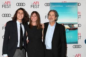 LOS ANGELES - NOV 9 - Son, Melinda Farrelly, Peter Farrelly at the AFI FEST 2018 - Green Book at the TCL Chinese Theater IMAX on November 9, 2018 in Los Angeles, CA photo