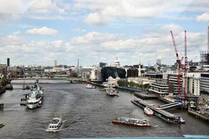 A view of the River Thames near St Pauls Cathedral photo