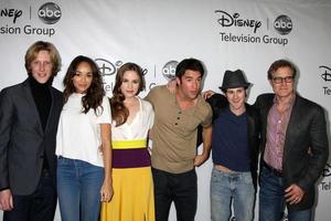 LOS ANGELES  JAN 10 - Revenge Cast  Gabriel Mann, Ashley Madekwe, Christa B. Allen, Josh Bowman, Connor Paolo, Henry Czerny arrives at the ABC TCA Party Winter 2012 at Langham Huntington Hotel on January 10, 2012 in Pasadena, CA photo