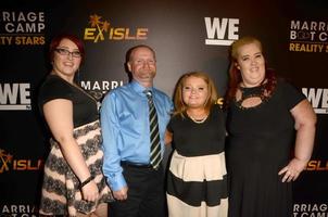 los angeles, 19 de noviembre - lauryn shannon, mike sugar bear thompson, alana honey boo boo thompson, mama june shannon en los estrenos de las estrellas de la realidad del campo de entrenamiento matrimonial y ex-isle en le jardin el 19 de noviembre de 2015 en los angeles, ca foto