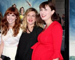 LOS ANGELES, JUN 18 - Lorene Scafaria, Drew Barrymore, Diablo Cody arrives at the Seeking A Friend For The End Of The World LAFF Premiere at Regal Cinemas at LA Live on June 18, 2012 in Los Angeles, CA photo