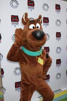 LOS ANGELES, APR 12 - Scooby-Doo arrives at Warner Brothers Television - Out of the Box Exhibit Launch at Paley Center for Media on April 12, 2012 in Beverly Hills, CA photo
