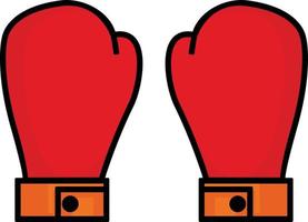 boxing glove sport icon vector illustration