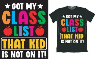 Back to School Kids Boys and Girls T Shirt Design vector