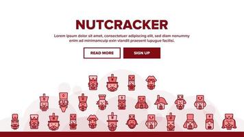 Nutcracker Landing Header Vector