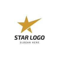logotipo de estrella. logotipo de estrella para empresas y empresas. con concepto moderno de ilustración vectorial. vector