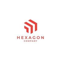 Logo box hexagon or cube and technology hexagon logo creative simple logo.By using modern template vector illustration editing.