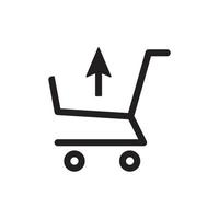 Shopping Cart Buy and Sell Icon EPS 10 vector