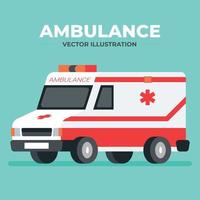 Flat cars set. ambulance, cabriolet and pickup. Bus and suv, truck. Urban, city cars and vehicles transport vector flat icons. Cabriolet and truck, car and bus, automobile pickup illustration