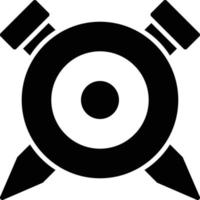 Shield Glyph Icon vector