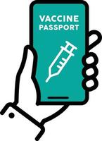 Health Passport Mobile vector