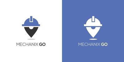 Modern and professional mechanic go logo design 4 vector