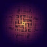 Abstract geometric background with graphic visualization of data, interaction, science, technology. Futuristic structure of information links vector