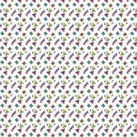 seamless pattern with colorful geometric shapes vector