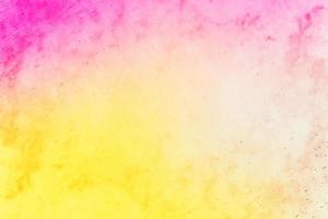 Pink and yellow abstract texture background photo