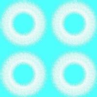 abstract seamless pattern blue background with white ice circles set vector