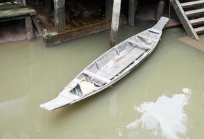 Old row boat photo