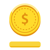 Coin, money coin and gold coin. png