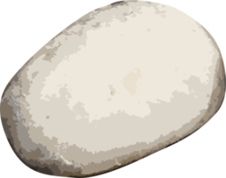 ilustración de piedra realista png