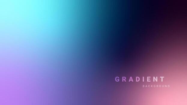 Abstract blurred color gradient background vector