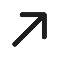 flecha plano color contorno icono png